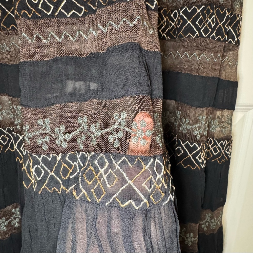 Free People Lacey Lady Maxi Dress in Black - Picture 13 of 16